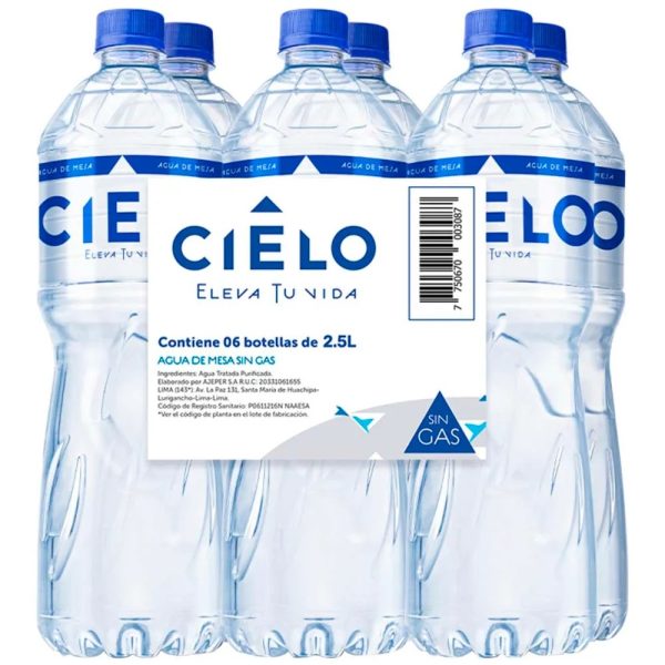 AGUA CIELO 2.5 LT