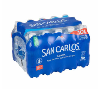 AGUA SAN CARLOS 500 ML PQT X 20 UND