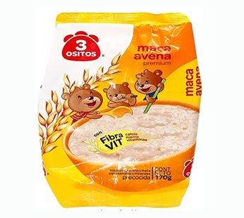 MACA AVENA 3 OSITOS  170 GR