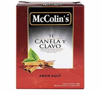 TÉ CANELA Y CLAVO MC COLINS X 100