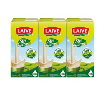 LECHE LAIVE SIN LACTOSA TETRA SIX