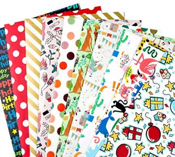 PAPEL DE REGALO X 25 UNIDADES