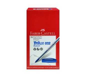 LAPICERO FABER-CASTELL TRILUX 032 MEDIUM CJ X 50 UND