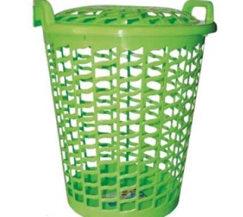 CESTO REDONDO CON TAPA OREJON BM PLAST