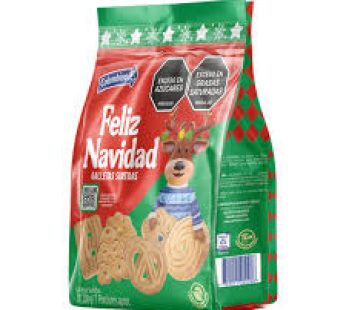 GALLETA FELIZ NAVIDAD COLOMBINA 150 GR