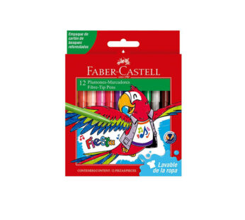 PLUMÓN DELGADO FABER CASTELL FIESTA 45 X 12 UNI