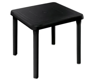 MESA NEGRA WAYRU 75CM X 75CM