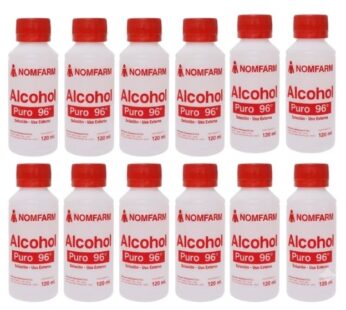 ALCOHOL 96% X 120 ML NOMFARM X 12 UNI