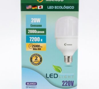FOCO LED ECOLÓGICO 20W