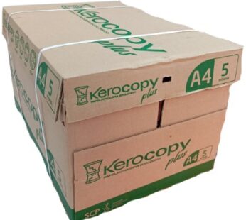CAJA DE PAPEL BOND KEROCOPY A-4 75 GR 10 PAQUETES DE 500 UNI