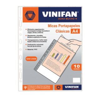 MICAS VINIFAN A-4 PAQUETE X 10 UNI
