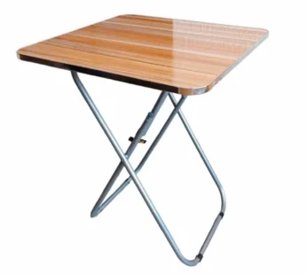 MESA PLEGABLE ZZ-24 MARRON 60 X 60 X 70