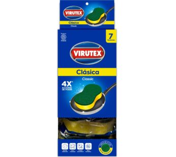ESPONJA VIRUTEX CLÁSICA X 7 UNI