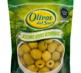 ACEITUNA VERDE SIN PEPA X 250 GR OLIVOS DE SUR