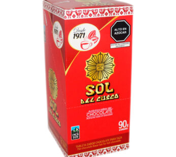 CHOCOLATE DE TAZA SOL DE CUSCO X 90 GR