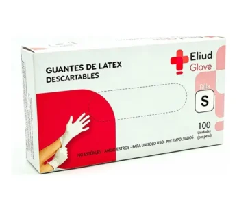 GUANTES DE LATEX TALLA S DISP X 100 UNI