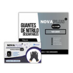 GUANTES DE NITRILO NEGRO