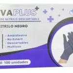 GUANTES DE NITRILO NEGRO