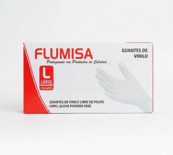 GUANTES DE VINILO TALLA L DISP X 100 UNI