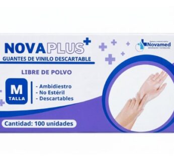 GUANTES DE VINILO TALLA M DISP X 100 UNI