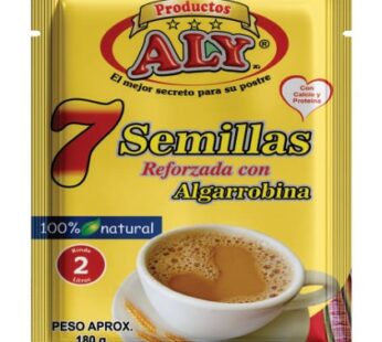 HARINA 7 SEMILLAS CON ALGARROBINA ALY 180 GR