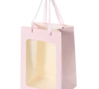 BOLSAS DE REGALO CON MICA DELANTERA