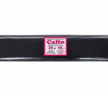 BOLSA NEGRA CALIN 26 X 40 ULTRA FUERTE