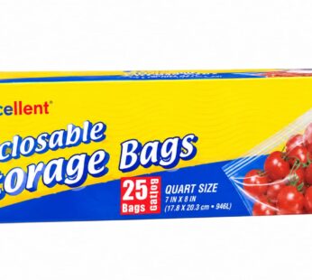 BOLSAS ZIPLOCK EXCELLENT X 25 UNI