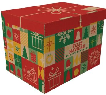 CAJA NAVIDEÑA GIGANTE SUPER CAJA