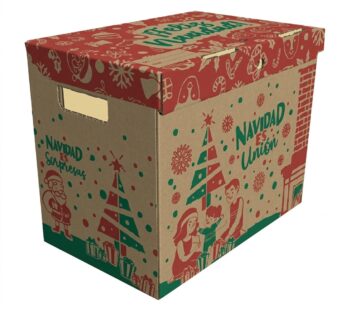 CAJA NAVIDEÑA MEDIANA HISTORIA