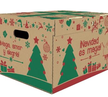 CAJA NAVIDEÑA MEDIANA MAGIA
