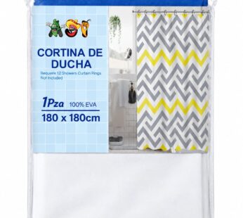 CORTINA DE DUCHA 1 PLAZA 180 CM X 180 CM