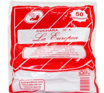 CUCHARA LA EUROPEA ROJA #6 X 50 UNI