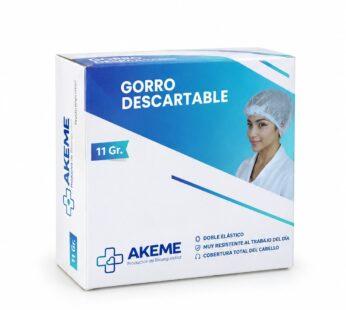 GORROS DESCARTABLES AKEME X 100 UNI