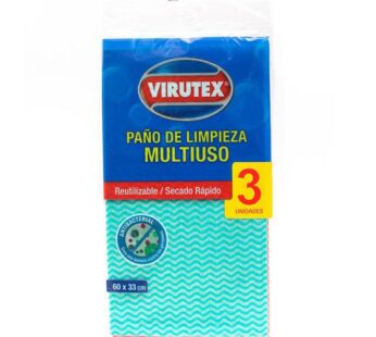 PAÑO DE LIMPIEZA MULTIUSO VIRUTEX X 3 UNI