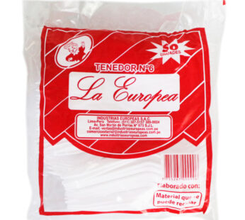 TENEDOR LA EUROPEA ROJA #6 X 50 UNI