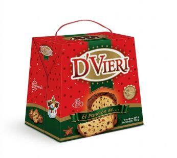 PANETÓN D’VIERI CAJA X 900 GR